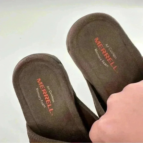 Merrell Bracken sandals size 7 38 brown toe ring walking outdoors gorpcore - Picture 10 of 12